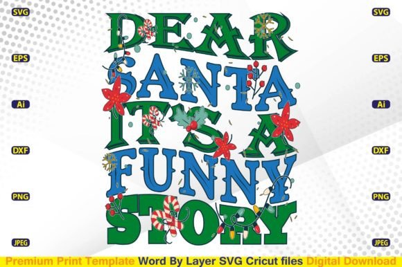 Dear Santa Retro SVG Review