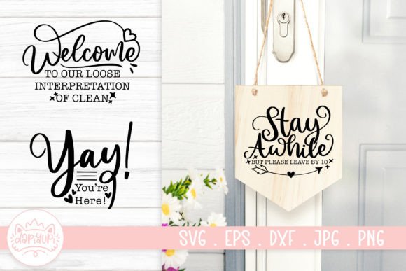 Funny Door Sign SVG Cut File Graphics and Crafts Review