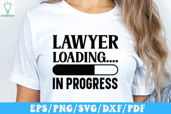 Lawyer Loading..... in Progress SVG Graphics for Crafts