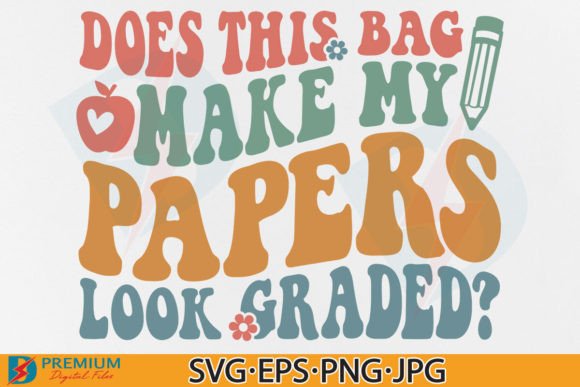 Teacher Tote Bag SVG, Retro Funny Gift Graphics and Crafts